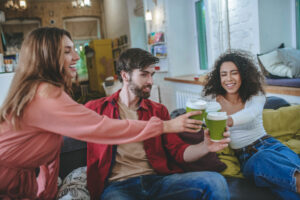 friends at a coffee shop